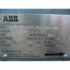 Fischer Porter 10D1475JN14PL29AY12A1112C1, 3 Magnetic Flow Meter"
