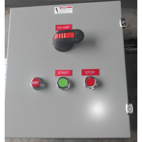 NEMA SZ 3 50HP 480V STARTER COMBO W/ BREAKER OUTDOOR RATED TYPE 4