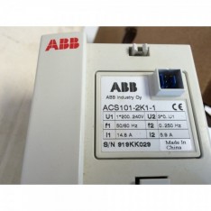 ASEA BROWN BOVERI DRIVE 1.5HP 230VAC 1PH 1.1KW ABB ACS101-2K1-1 GG