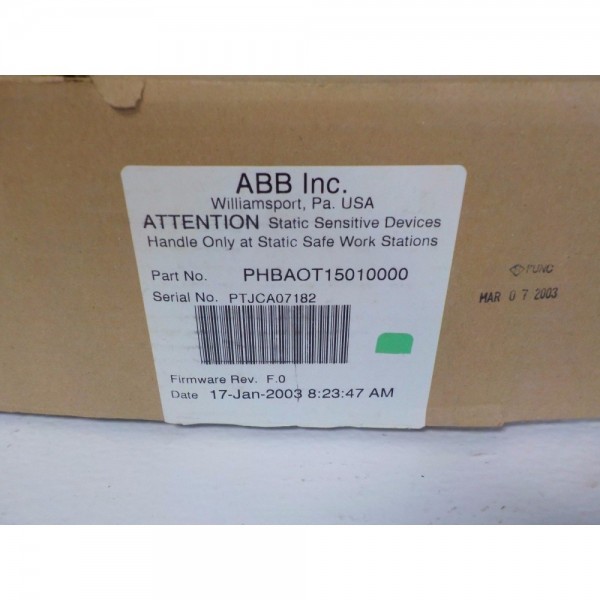 P-HB-AOT-15010000 NEW HARMONY ANALOG OUTPUT MODULE PHBAOT15010000