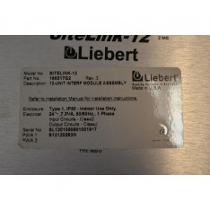 Emerson/Liebert SiteLink-12, 12 EIA-422 Port, 2 Communication Ports 166517G2Rev2
