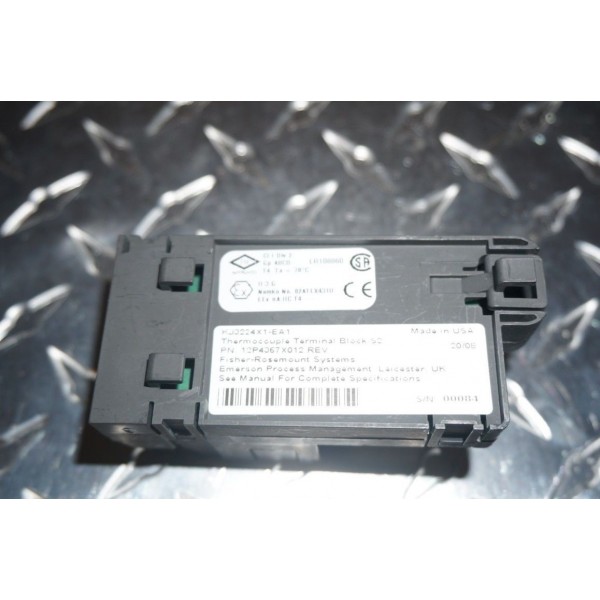 DELTAV EMERSON KJ3224X1-EA1 THERMOCOUPLE TERMINAL BLOCK SERIES 2