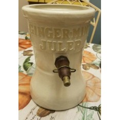 EMERSON DRUG Stoneware Ginger Mint Julep Soda Syrup Dispenser