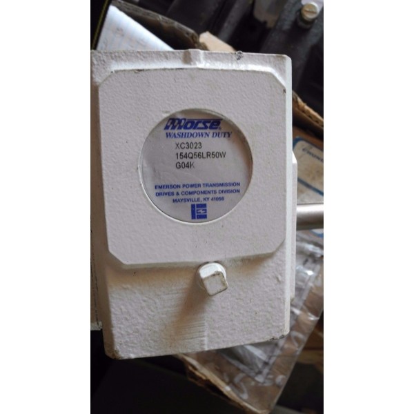 Emerson Morse Washdown Duty Gear Reducer XC3023 154Q56LR50W 50 Watt