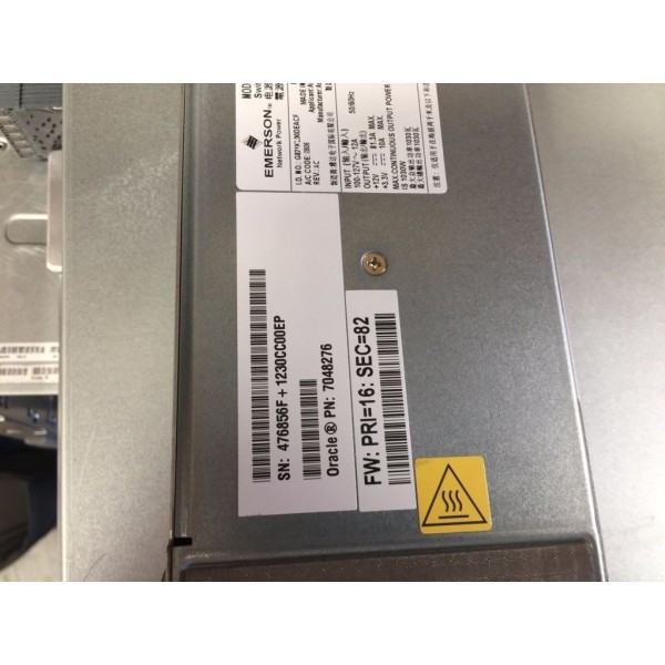 Sun Oracle Emerson 2000w Power Supply for T4-4 X4800 X2-8