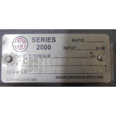US GEAR MOTORS EMERSON SPEED REDUCER, CBN3122SB320U140, 20 RATIO, SERIES 3000