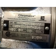 EMERSON CHROMALOX INUSTRIAL HEATING PRODUCTS HEATING ELEMENT MTI-260E2WXX