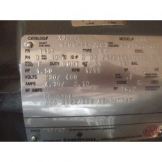 Motor X32P2B , CP14 , 1755 RPM , 1.5HP , 145T Frame