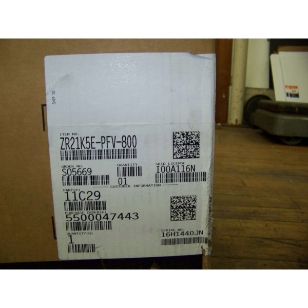 Copeland Scroll Compressor 208-230 V 60 Hz 1 Phase R22 ZR21K5E-PFV-800
