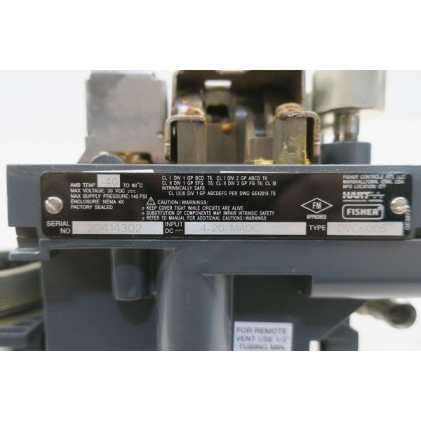 FIELDVUE VALVE POSITIONER