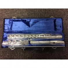 Flute Open Hole New Silver Head Silver-Plated Body Emerson EF6B New In Case
