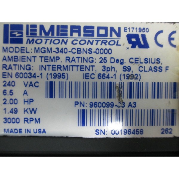 MOTION CONTROL SERVO MOTOR