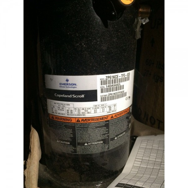 Copeland Scroll Compressor 3 Phase
