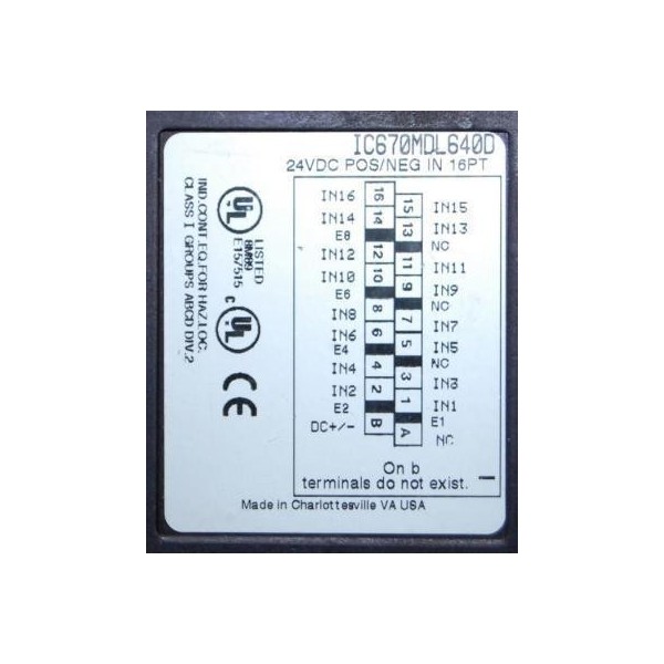 IC670MDL640