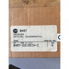 NEW IN BOX ALLEN BRADLEY OPTICAL INCREMENTAL ENCODER 845T-DZ12ECN-C SER. A