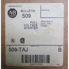 ALLEN BRADLEY Full Voltage Starter 509 TAJ