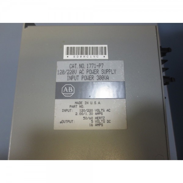 1771-P7 POWER SUPPLY MODULE 1771-P7 SER D New in box