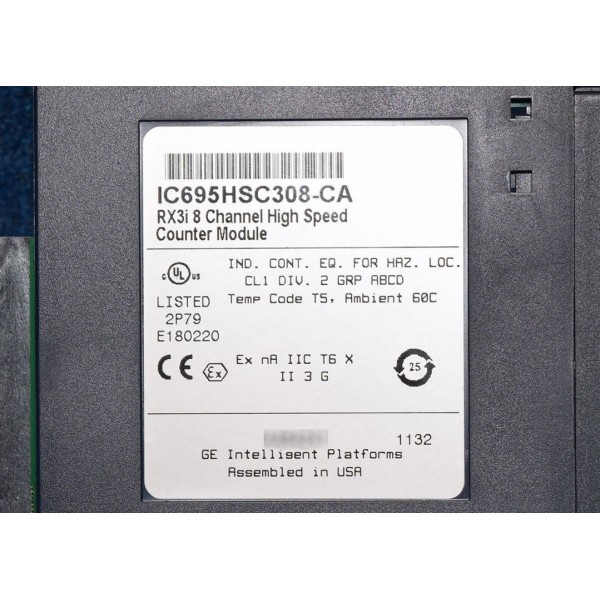 RX3i 8 CHANNEL HIGH SPEED COUNTER MODULE