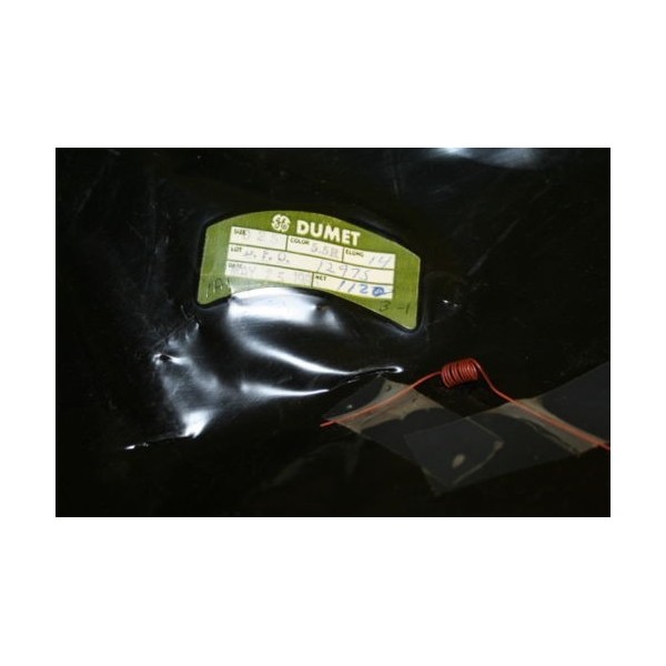 Dumet oxidized wire 6200ft 0.025 5.5R Spool General Electric"