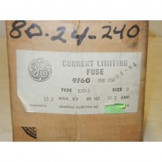NEW EJ0-1 SIZE D FUSE 15.5 KV 50E AMP 9F60FMH050