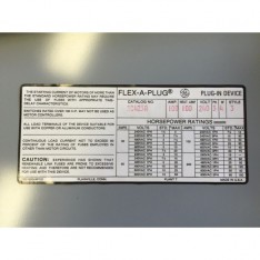 BUSWAY PLUG 100 AMP 240V 3 POLE FUSIBLE