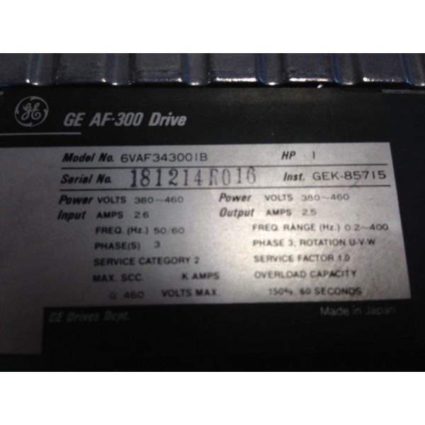 AF-300B AC DRIVE 1 HP