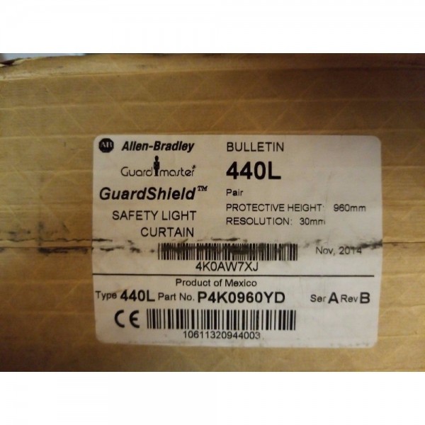 Light Curtain, Pair, 960mm Height, 30mm Resolution