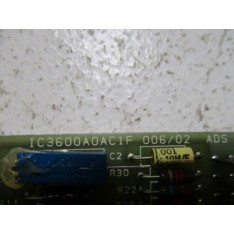 GENERAL ELECTRIC IC3600A0AC1F 68A989592 DUAL AMPLIFIER CARD