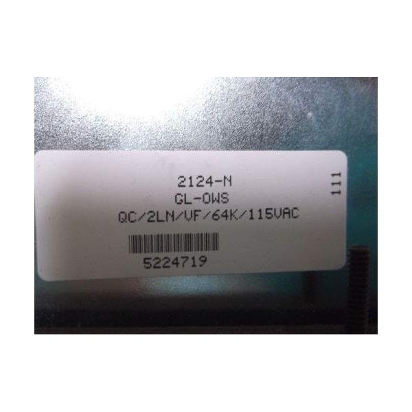 GENERAL ELECTRIC 2124-N OPERATOR INTERFACE