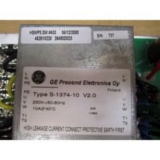 General Electric S-1374-10 S137410 Power Supply