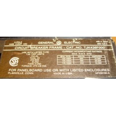 400 Amp 600 Volt Breaker General Electric TJK436F000