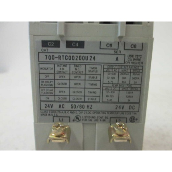 700RTC00200U24 NSFP **GENUINE** AB 700 RTC00200U24
