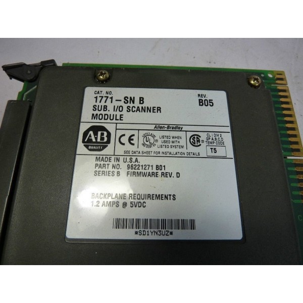 1771-SN Series A Rev D Allen-Bradley - nib - 1 year warranty