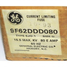 GENERAL ELECTRIC 9F62DDD080 CURRENT LIMITING FUSE TYPE EJO-1