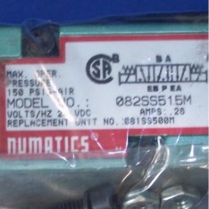 24VDC .26A 150 PSIG-AIR SOLENOID VALVE W/ BASE, 082SS515M *NEW*