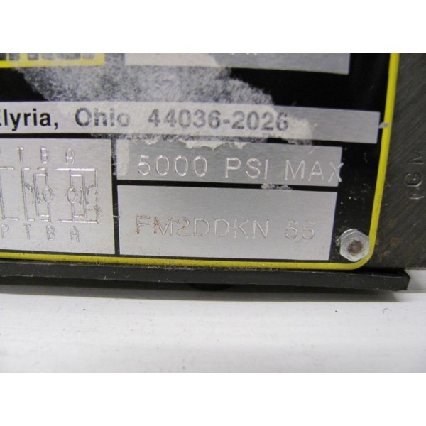 FLOW CONTROL VALVE FM2DDKN 55 5000PSI MAX
