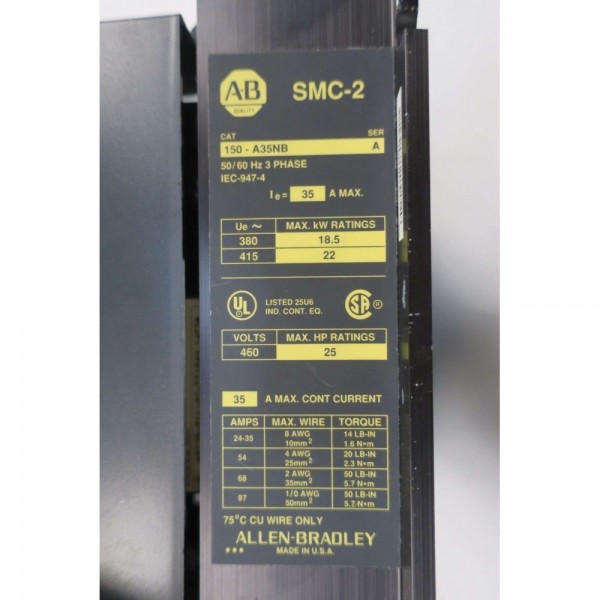 SMC Plus Smart Motor Controller 280-480v 3 Phase