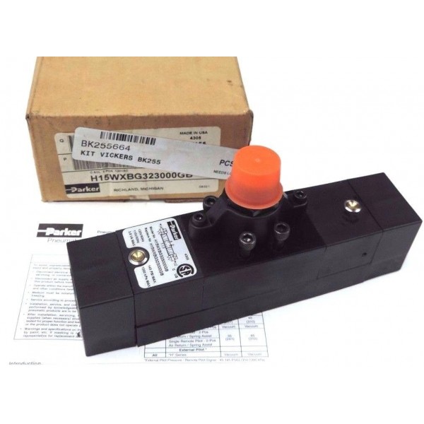 H15WXBG323000GB VALVE 3-POS. 120VAC 145 PSI MAX 3.8 VA MAX, P2E-HS31F