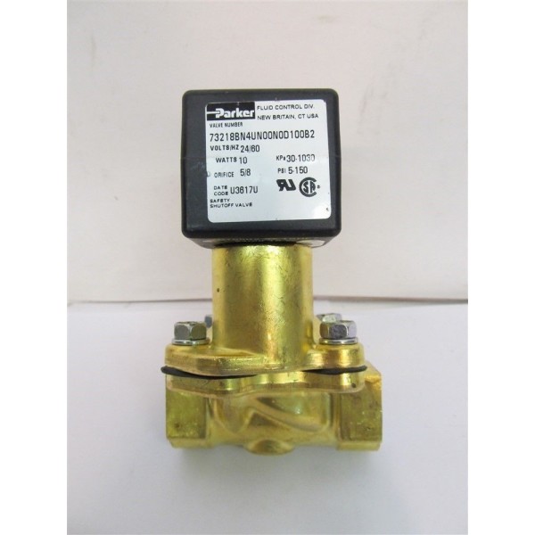 73218BN4UN00N0D100B2, 1/2 NPT, NC 24 Volt, Solenoid Valve"