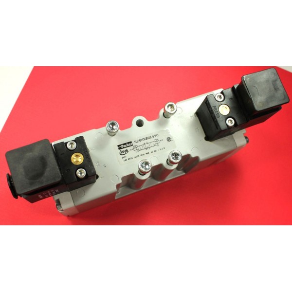 H26WXBBL49C Pneumatic Double Solenoid Valve 4-Way 3 Position 24 VDC