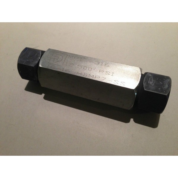 16-16 HBMP7-SS Stainless Steel Process Union Tube Fitting 1 12,500 PSI"