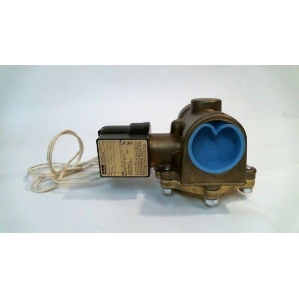 24F2402280A3HEE85 2 Valve 5/125 PSI 48VDC Air/Water/ Lt. Oil Brass Valve