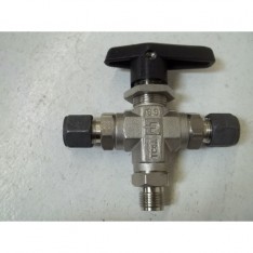 6Z(A)-B6XJ-SSP BALL VALVE STAINLESS STEEL 3-WAY