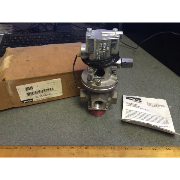 N3754304553P 1/2 Solenoid 3-Way N.O. Poppet Valve"