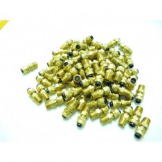 LOT OF (85) Parker Poly-Tite 68P-4-2 Male Connector, 1/4 OD x 1/8" MNPT"