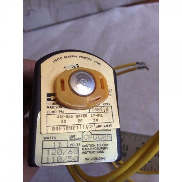 GOLD RING 04F30U2111ACF PARKER 04F30U2111ACF SOLENOID COMPLETE VALVE CFGC05