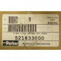 521833000 PG092 4 Way 3 Position 150 PSI RET Valve