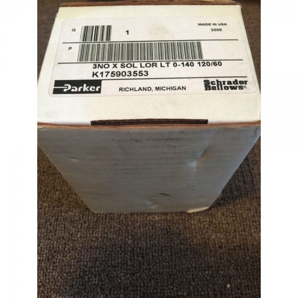 SCHRADER PARKER PLUG-IN PILOT W/OVERRIDE 120/110VAC K175903553