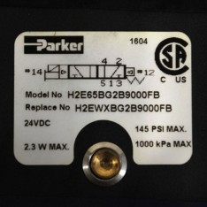 H2E65BG2B9000FB Solenoid Valve w/Manifold Base