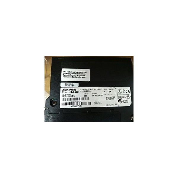 NEW SEALED ALLEN BRADLEY 1756-IB16D INPUT MODULE SER.A FW 3.3 1756IB16D